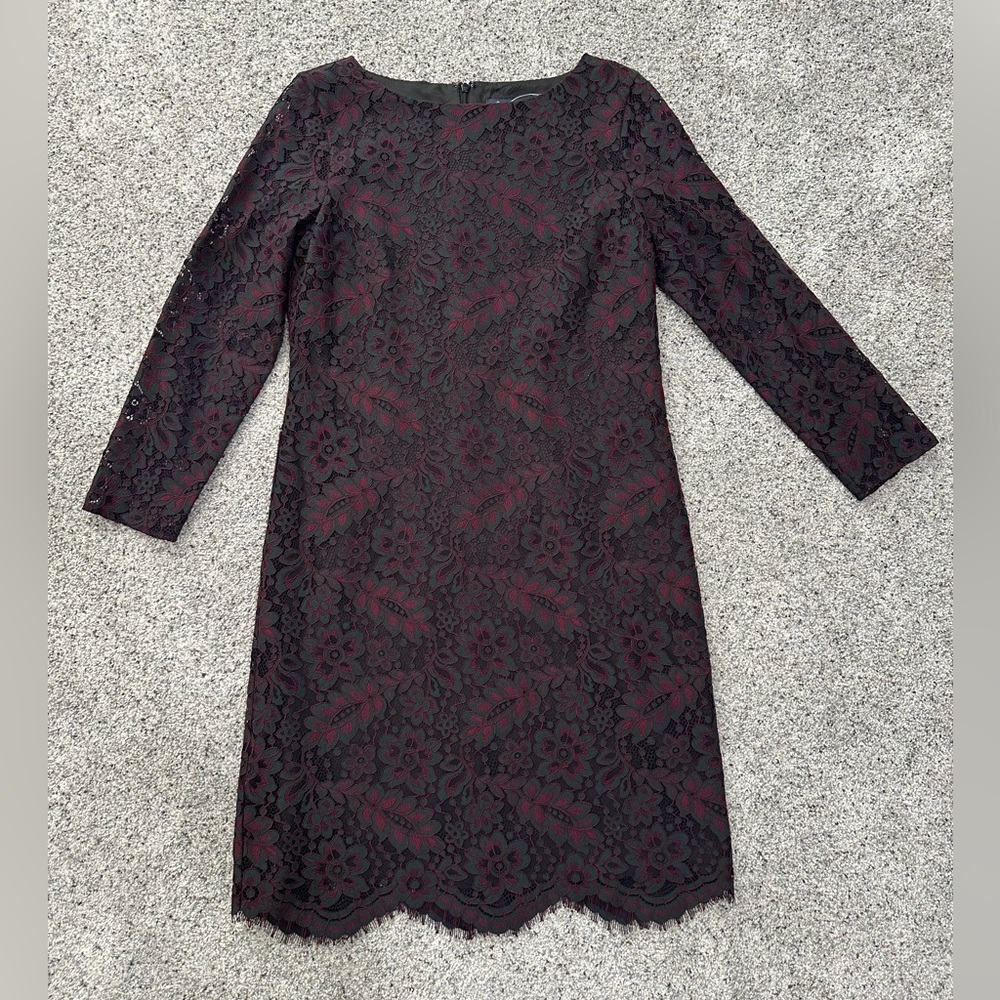 Brooks Brothers lace sheath dress size 2 new with tags